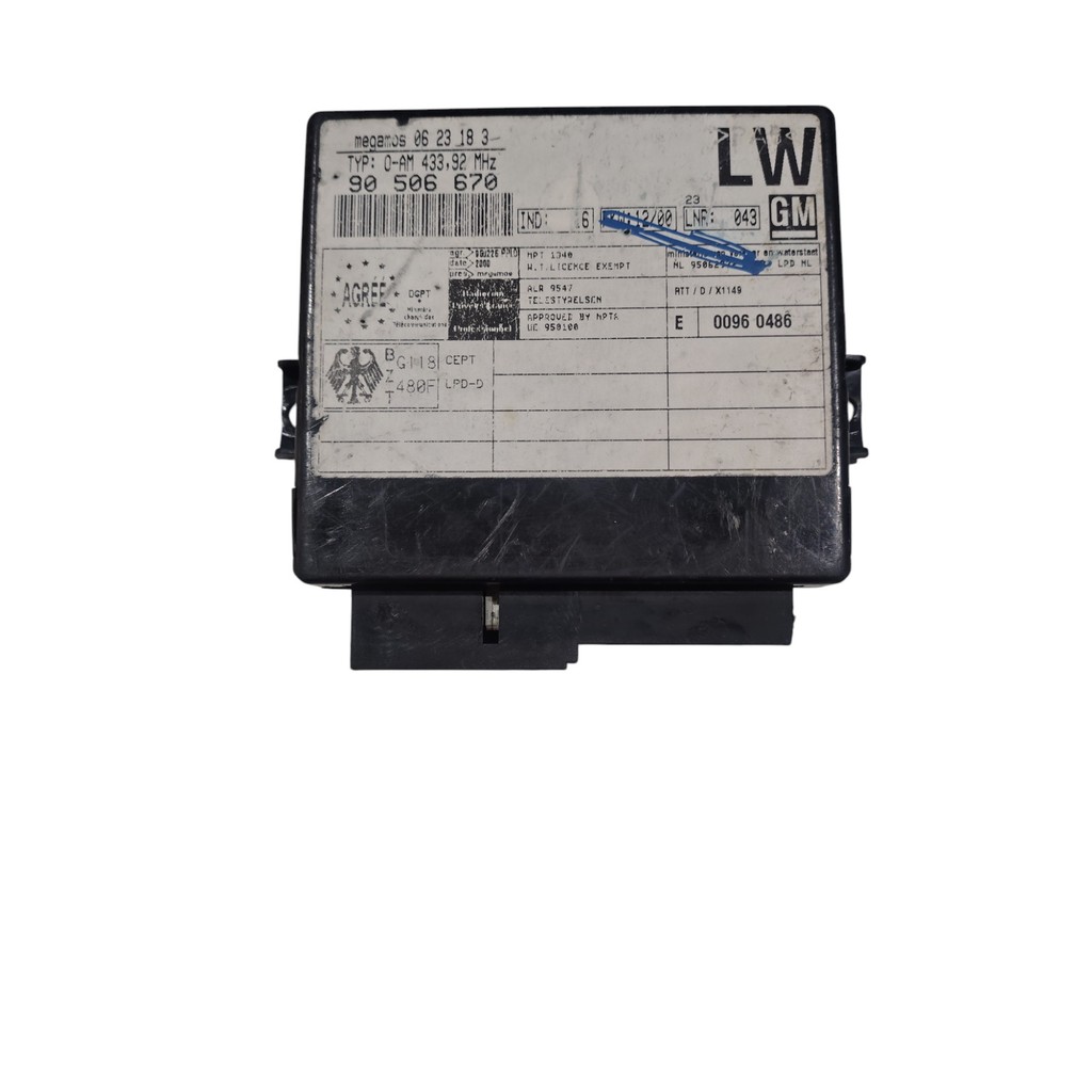 Modulo Central Alarme Gm Vectra - 90506670