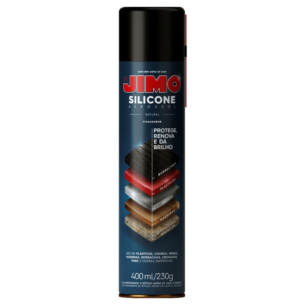 Silicone Aerossol Jimo Proteção Brilho Durabilidade 400ml - Spare Parts and Accessories for Vehicles