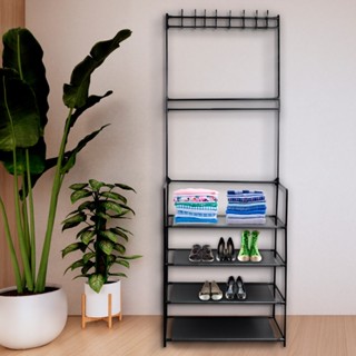 Sapateira Compacta com Arara e Ganchos para 12 Pares 57x27x6 em Oferta na Shopee