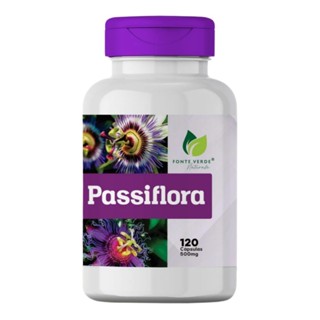 Passiflora 500mg 120 Cápsulas - Fonte Verde Naturalle - Original em Oferta na Shopee