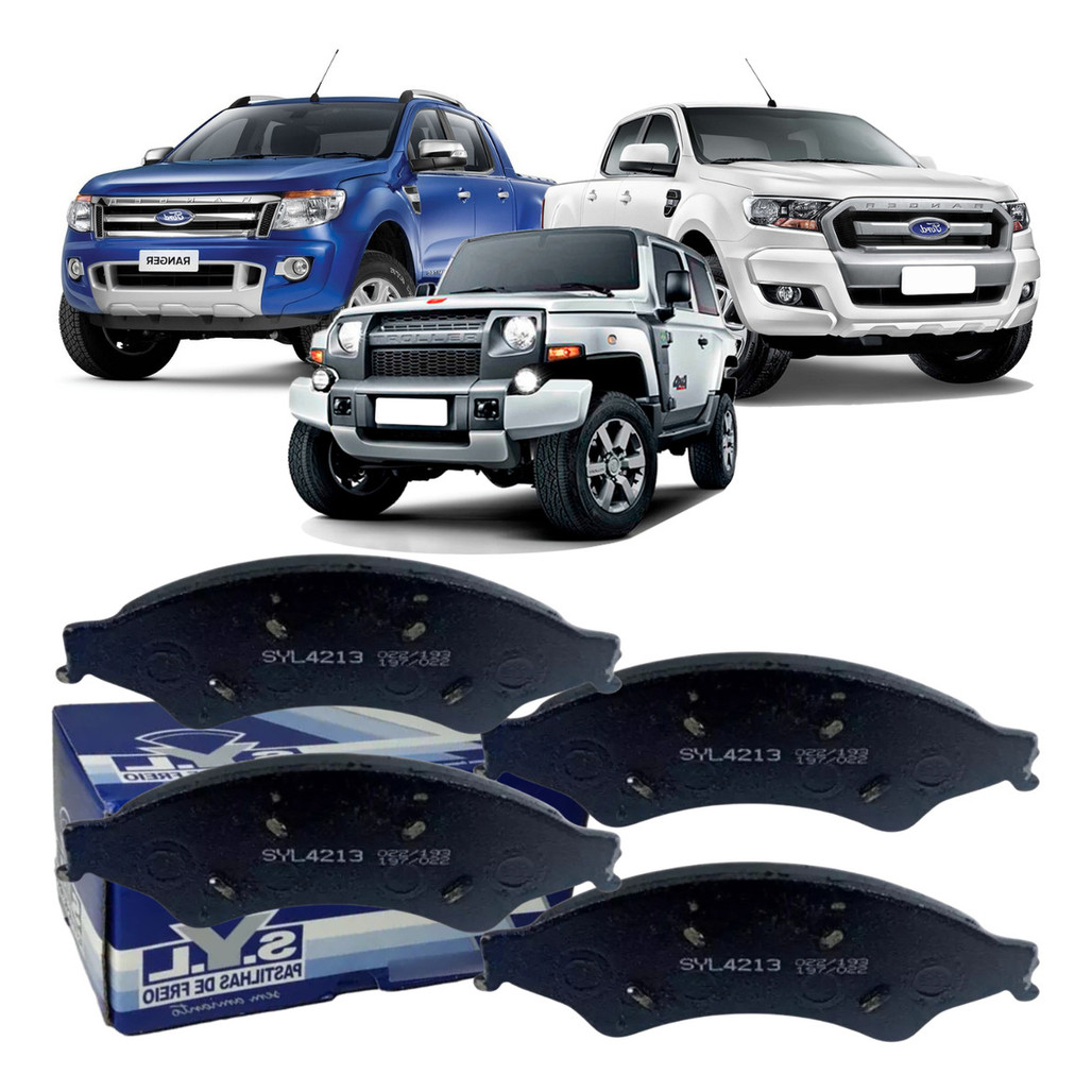 Pastilha De Freio Dianteiro Ford Ranger Troller T4 2013 2014