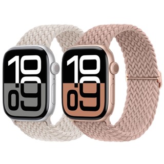 Pulseira De Nailon Para Relógio Smartwatch Apple Watch Ultra 3 2 2 49mm Serie 11 10 9 8 7 46 45 41mm SE 6 5 4 44 40 42 em Oferta na Shopee