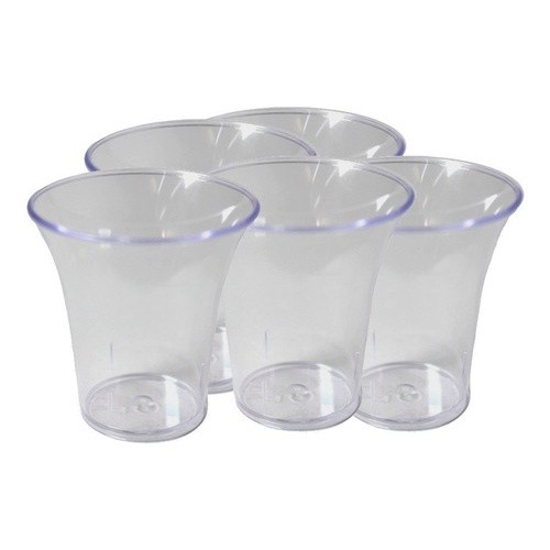 Kit 1000 Unidades Cálice Copinho para Santa Ceia Acrílico Transparente preço de atacado 10 ML