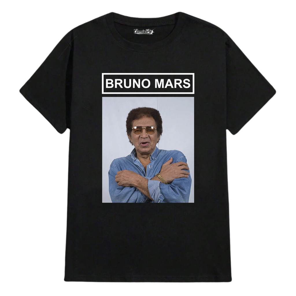 Camiseta Meme Reginaldo Rossi Bruno Mars Cantor Vintage Premium Camisa 100% Algodão Fio 30.1 Envio Mais Rápido do Brasil