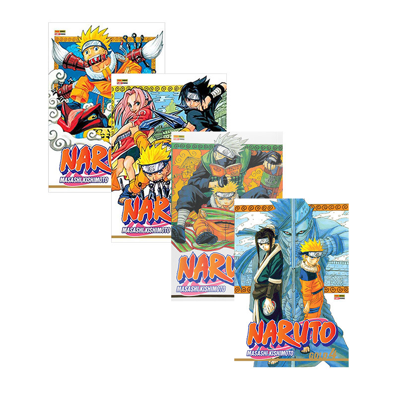 Kit Naruto Vol. 1 ao 4 - Books & Magazines