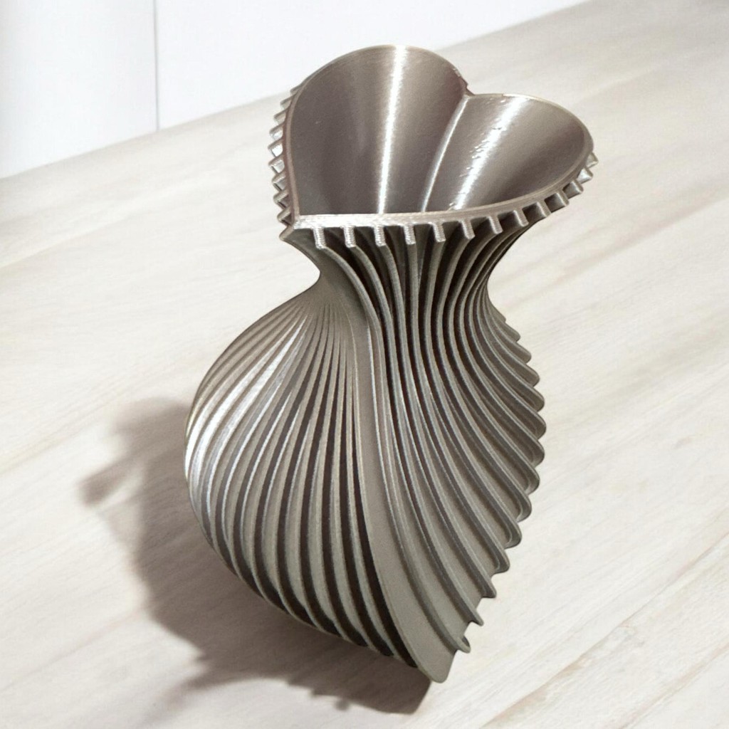Vaso Formato Coração 3D Decorativo Moderno Luxo Para Mesa Sala Aparador Rack E Cozinha Conjunto Elegante Alta Qualidade