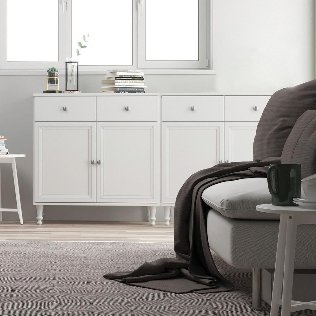 Aparador Buffet Ditália 2 Gav 2 Portas 2 Unidades R-629 em Oferta na Shopee