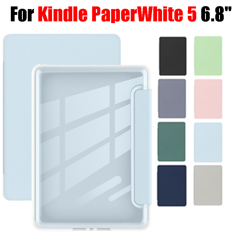 Capa Para Kindle Paperwhite 11ª geração 6.8'' KPW5 À Prova De Poeira M2L3EK M2L4EK E-book Sono Inteligente Caso