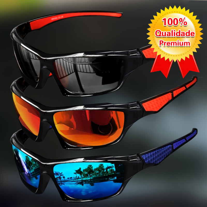 Novos Óculos de Sol Esportivos Polarizados Mascul ...