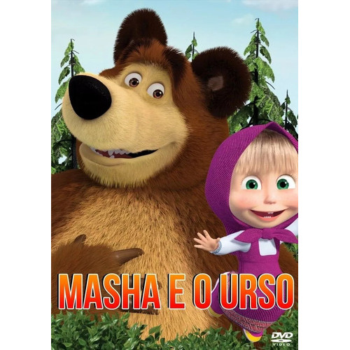 Dvd Masha E O Urso Vol 1, 2, 3, 4, 5 E 6 - 6 Dvds Promoção