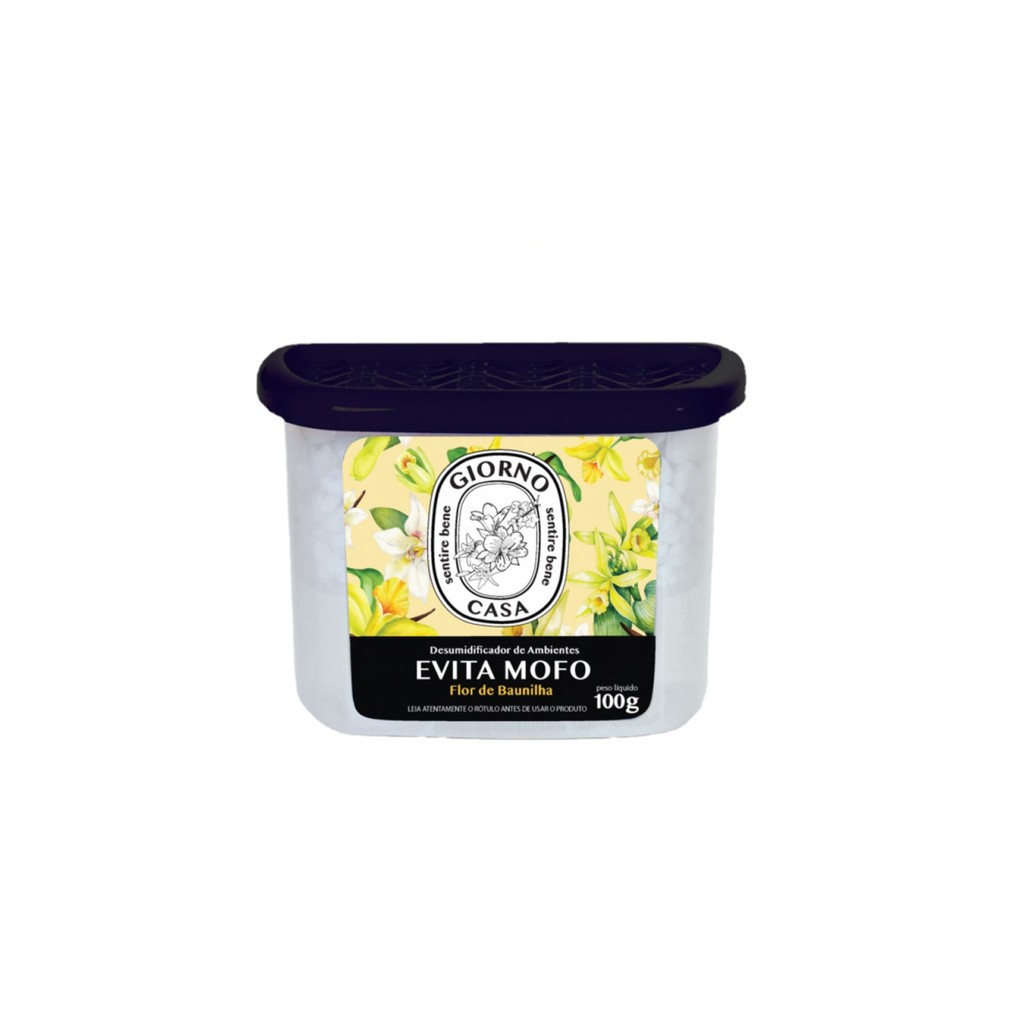 Giorno Casa Sentire Bene Evita Mofo Flor de Baunilha - Desumidificador de Ambientes 100g em Oferta na Shopee