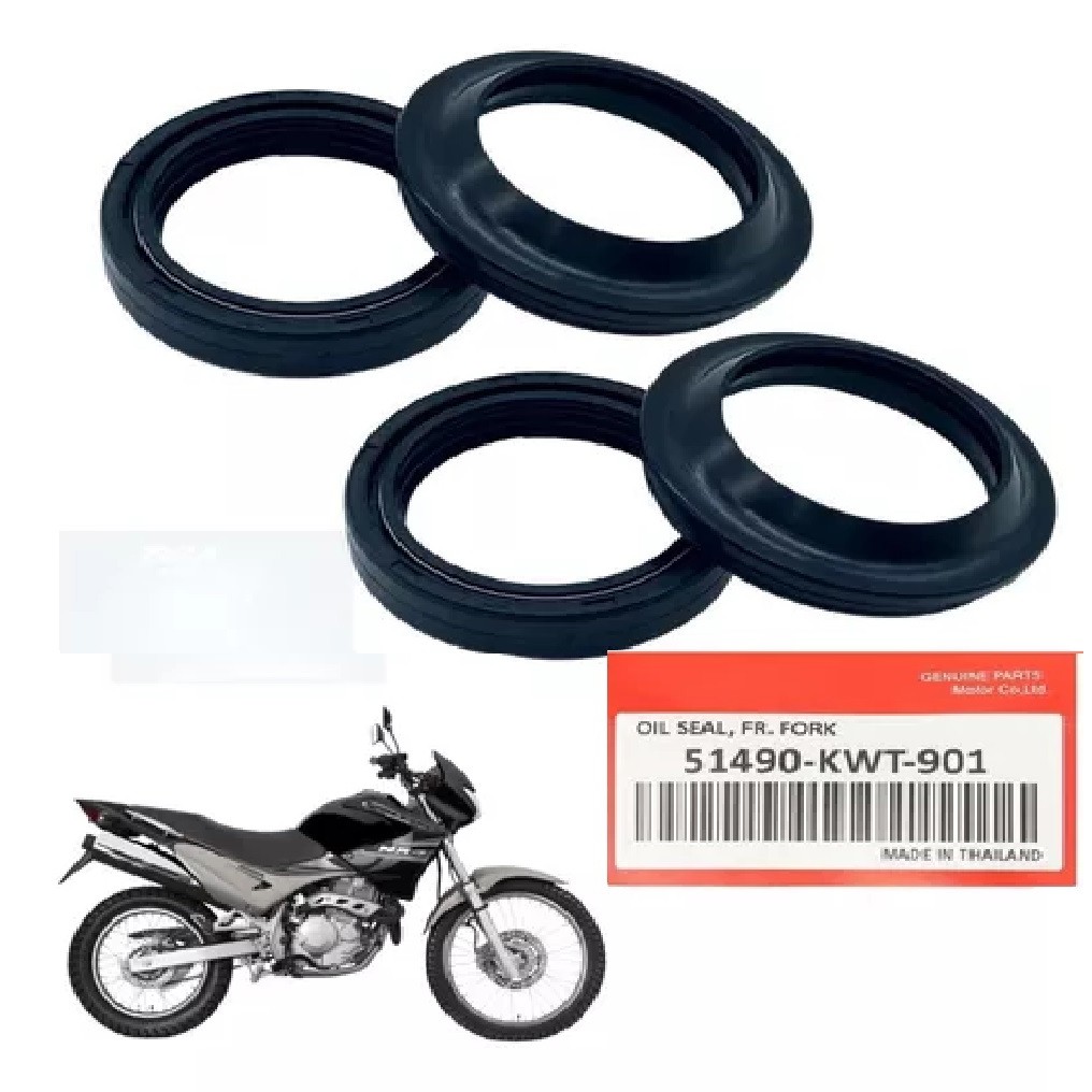 Par Retentor Bengala + Guarda Pó CB 600 Hornet 2004/2015
