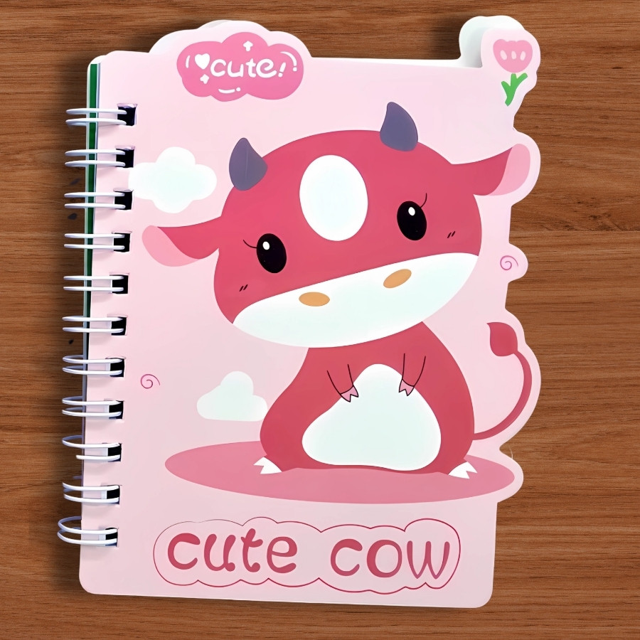 MIni Bloco Para Anotações Vaquinha - Rosa - 60 Folhas - 8x11,5cm - 1 unidade - Rizzo em Oferta na Shopee