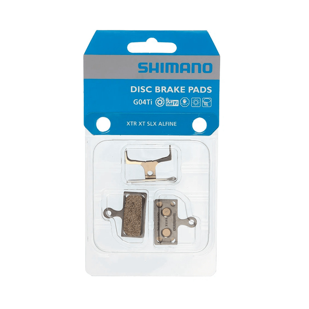 PASTILHA FREIO DISCO SHIMANO G04TI METAL XTR/XT/SLX/ALFINE