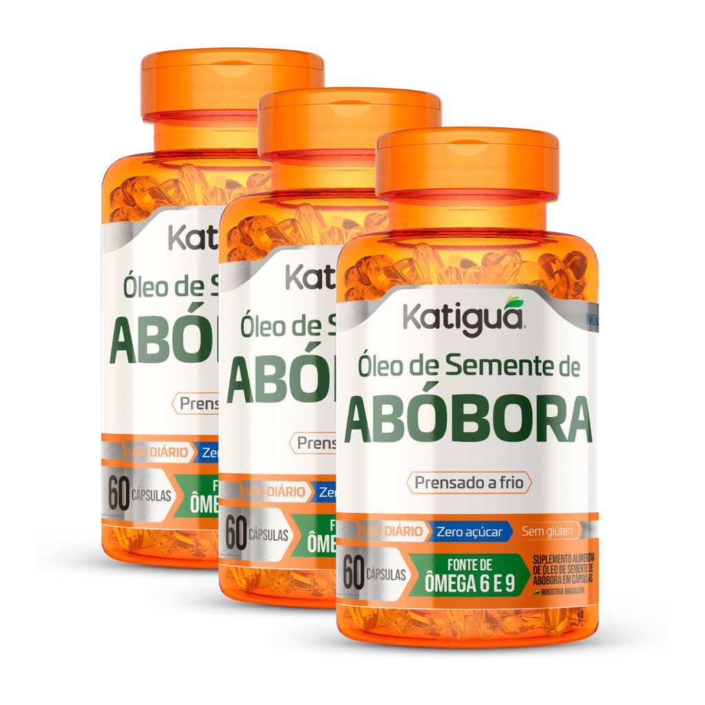 Kit 1, 2 ou 3 Potes Óleo de Semente de Abóbora 1000mg 60 cápsulas Puro Premium Abobora em Oferta na Shopee