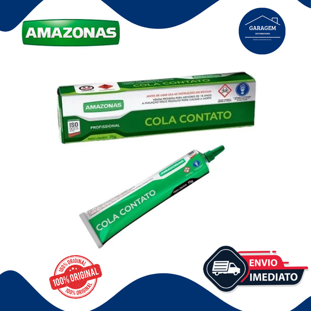 Cola de Contato Adesivo Sapateiro Multiuso 75g - Amazonas em Oferta na Shopee