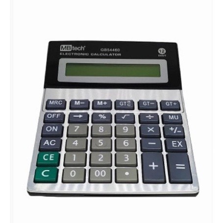 Calculadora Digital 12 Digitos A Pilha Gb54460 Mbtech