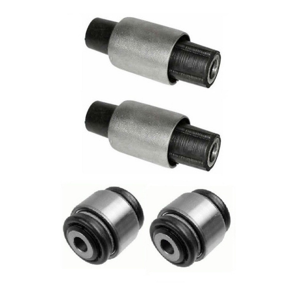 Kit 1 Lado Bucha Eixo Braço Suspensão Traseira Vectra 97 98