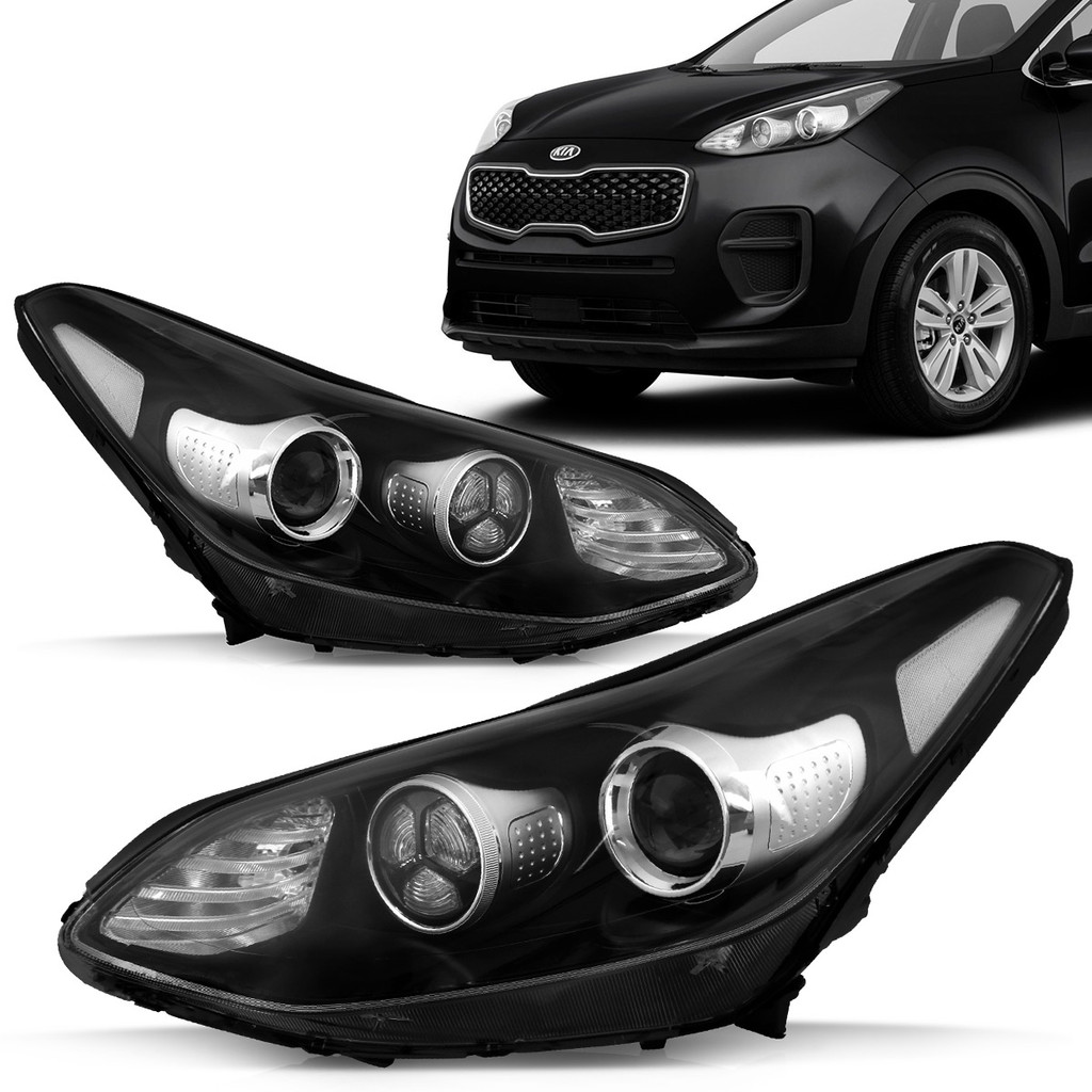 Farol Sportage 2017 2018 2019 Foco Duplo Led Xenon
