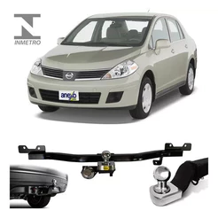 Engate Reboque Nissan Tiida hatch 2004 2005 2006 2007 2008 2009 2010 2011 700kg tOP