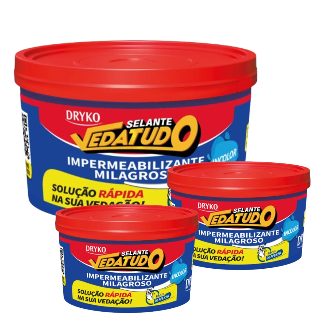 Impermeabilizante Para Infiltrações Invisível Transparente Milagroso 300g Dryko em Oferta na Shopee