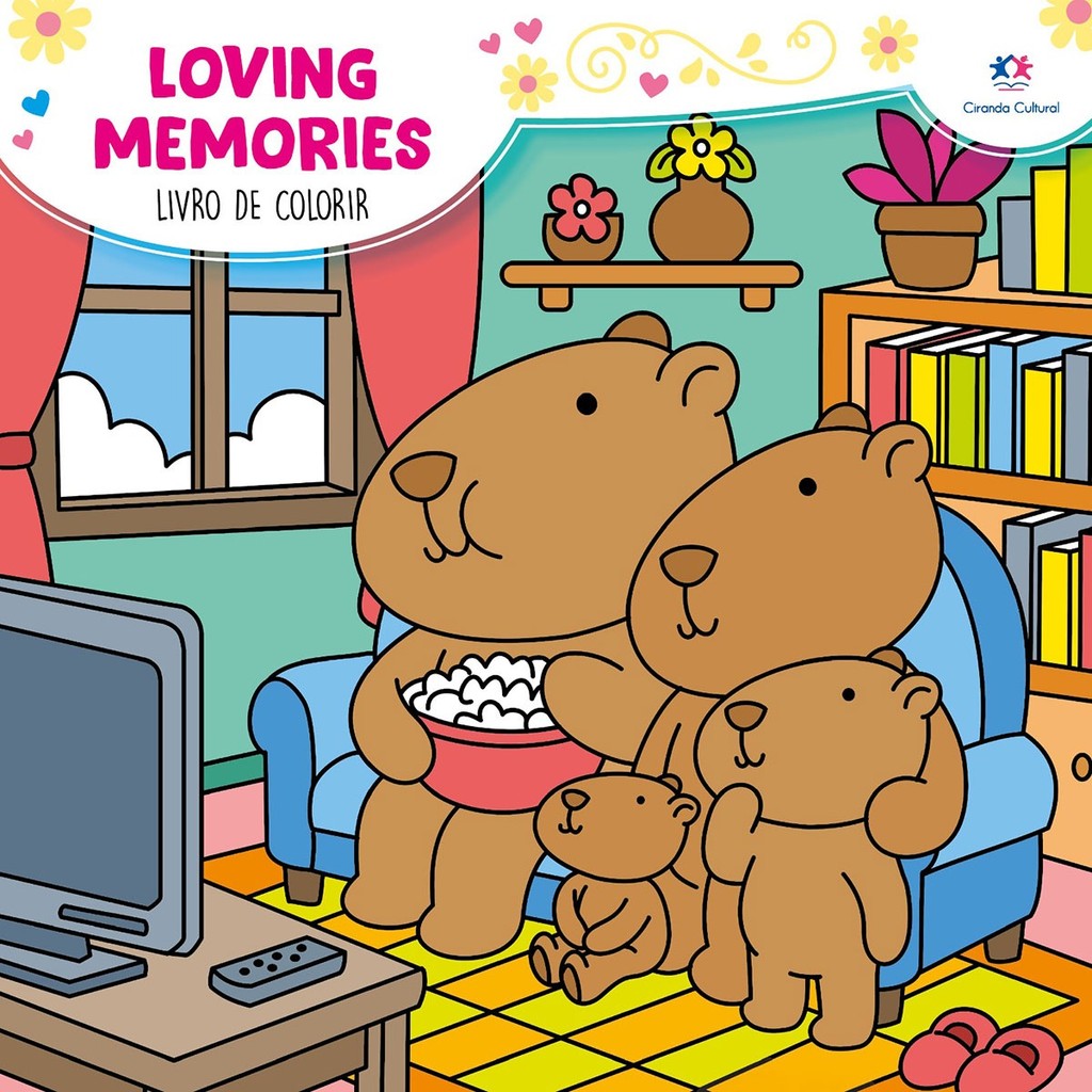 Livro Caderno Capivara Para Colorir Férias Loving Memories Aprenda a Desenhar Tik Tok Antiestresse