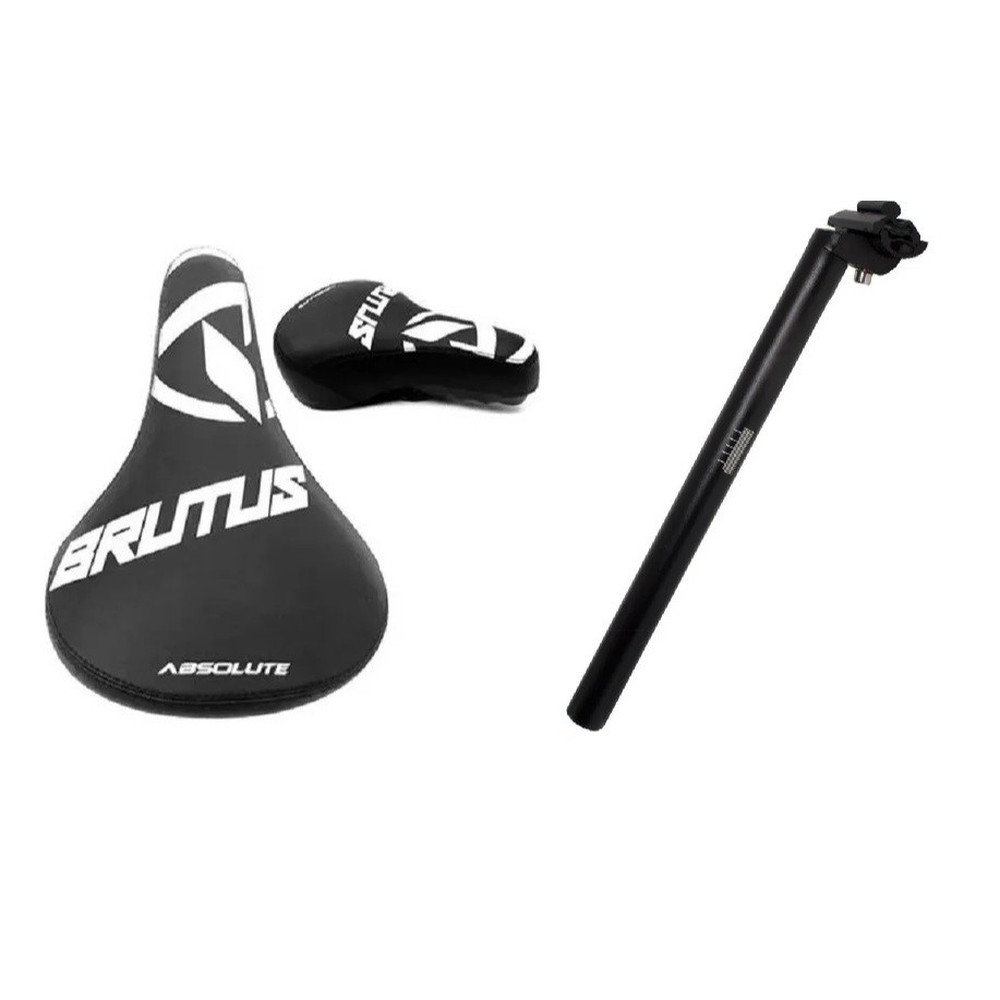 Kit Selim Absolute Brutus + Canote 27.2mm Para Bike Gios Viking Hupi BMX MTB em Oferta na Shopee
