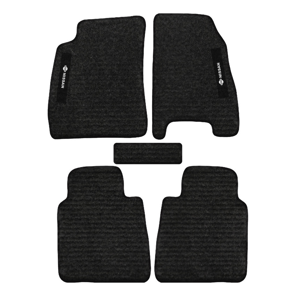 Kit de tapetes 5 peças específico Sentra 2014 15 16 ... 22 23 2024 Carpete Res- Preto