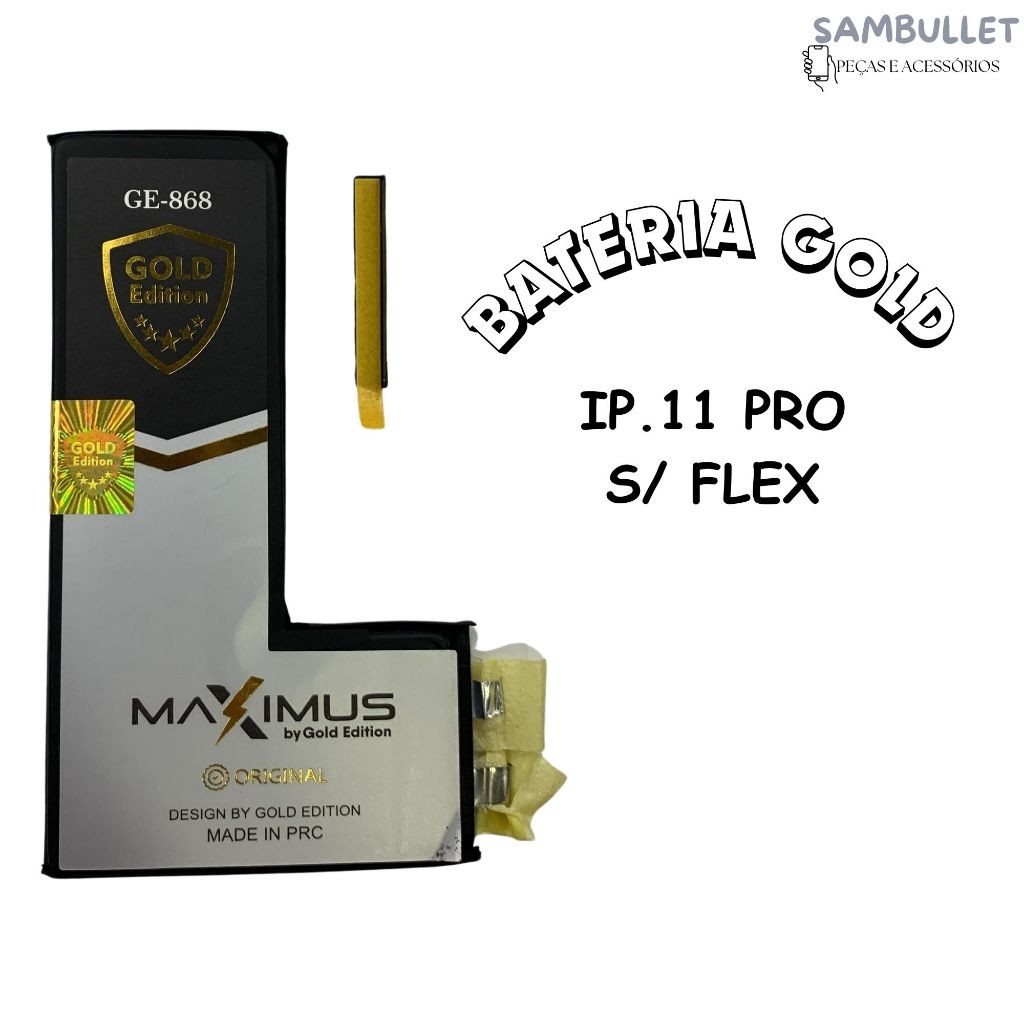 BATERIA GOLD EDITION PARA IPHONE 6S/6S PLUS/7G/7 PLUS/8G/8 PLUS/X/XS MAX/XR/11/11 PRO/11PRO MAX/12/12 PRO MAX/13
