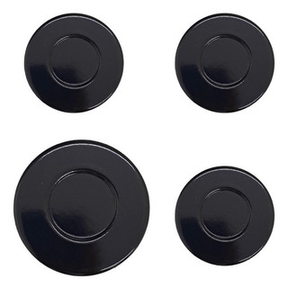 Kit Com 4 Tampinhas Espalhador De Chamas Cooktop 4 Bocas Fischer