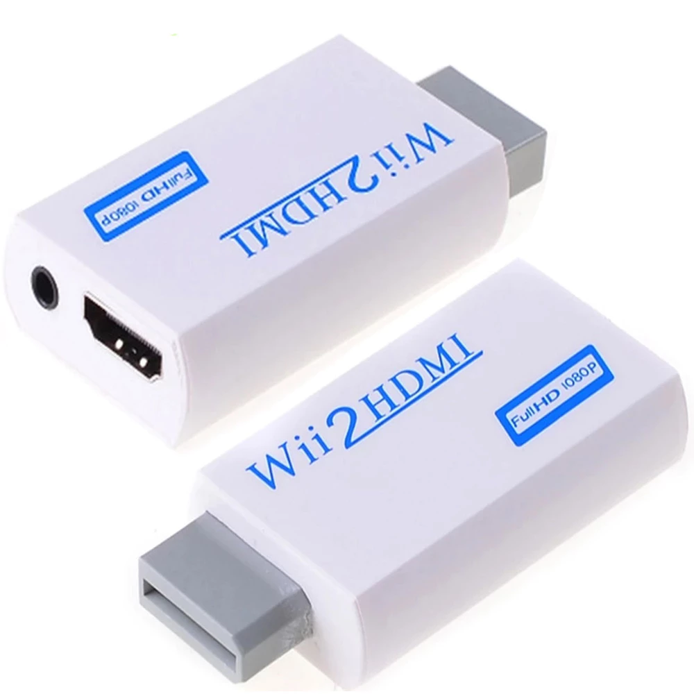 Adaptador Áudio Vídeo Conversor Nintendo Wii Para Cabo Hdmi