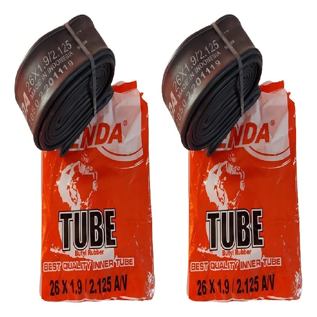 2 Camaras De Ar Bicicleta Bike Aro 26 - Bico Grosso Tipo Da Válvula Schrader em Oferta na Shopee