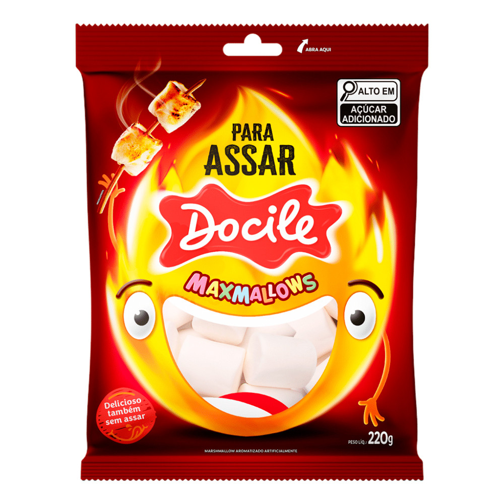 Marshmallow Tubo Para Assar Docile 220g - Food & Beverages