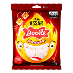 Marshmallow Tubo Para Assar Docile 220g