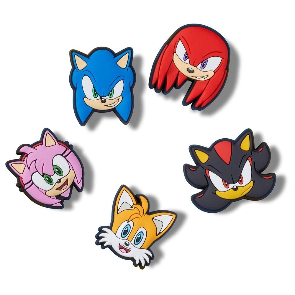 Jibbitz™ sonic the hedge hog pack com 5 peças unico - Fashion Accessories