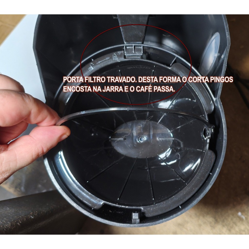 Jarra compatível para Cafeteira Elgin Family Coffee Preta