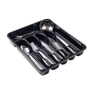 Organizador Porta Talheres Multiuso Preto Praticidade E Organização Para o Dia A Dia
