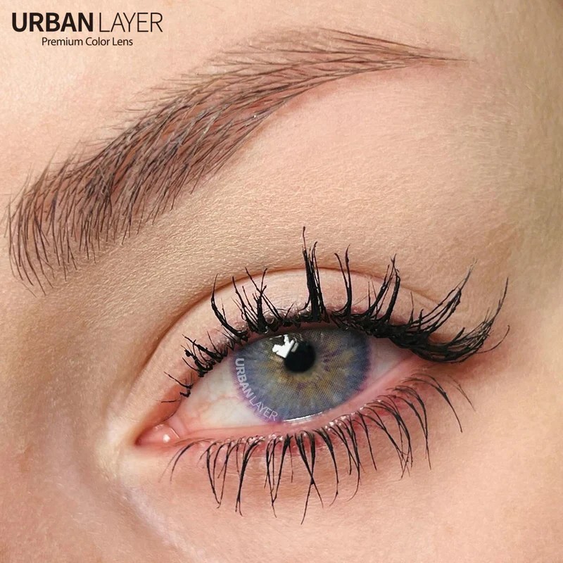 Lente de Contato Urban Layer Angeles N Violet Micro Pupila Natural em Oferta na Shopee