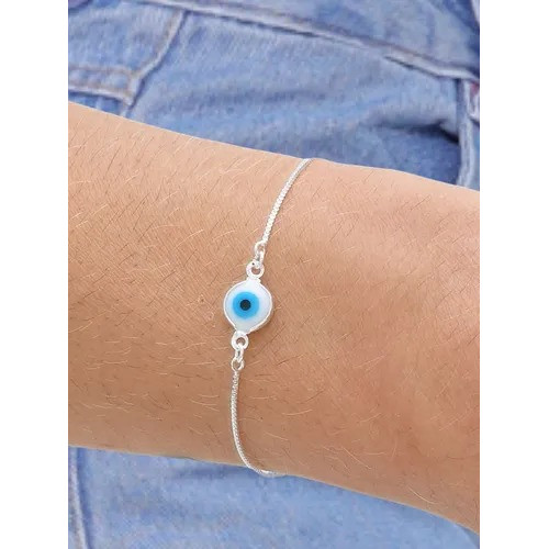 Pulseira de olho grego prata 925 + BRlNDE em Oferta na Shopee