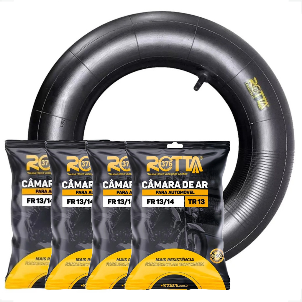 Kit 4 Câmara De Ar 165 175 185 Aro 13/14 Veiculos Leves Gol