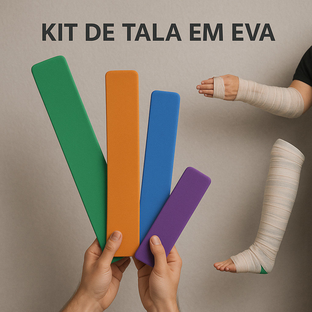 Kit Tala Aramada Resgate SP PP/P/M/G – Imobilização de Fraturas