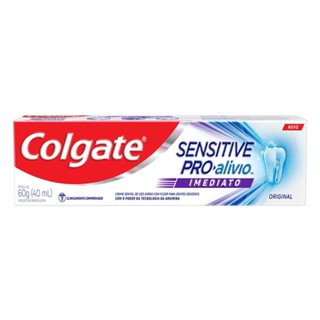 Creme Dental Colgate Pro Alívio Imediato Original 60gr em Oferta na Shopee