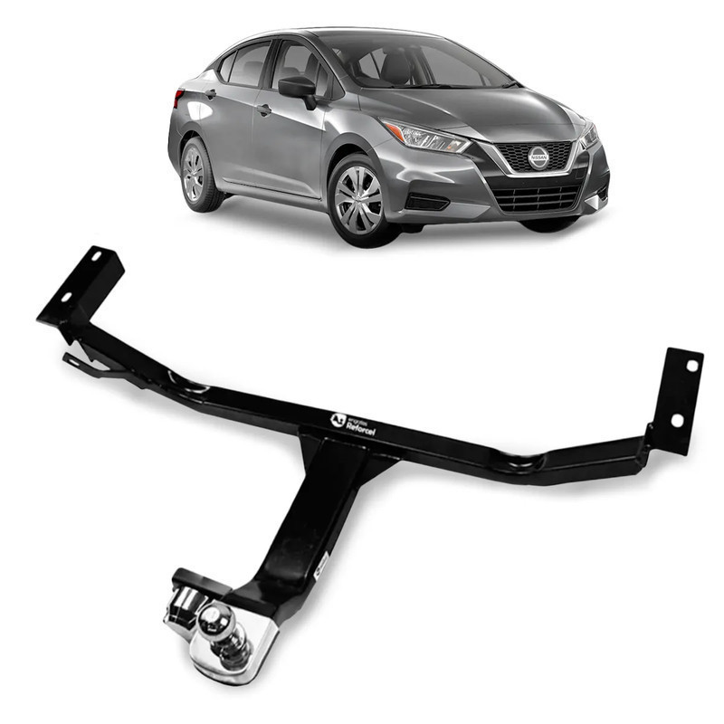 Engate Reboque Reforcel Fixo Nissan Versa 2011 2012 2013 2014 2015 2016 2017 2018 2019 2020 2021 2022 2023 2024
