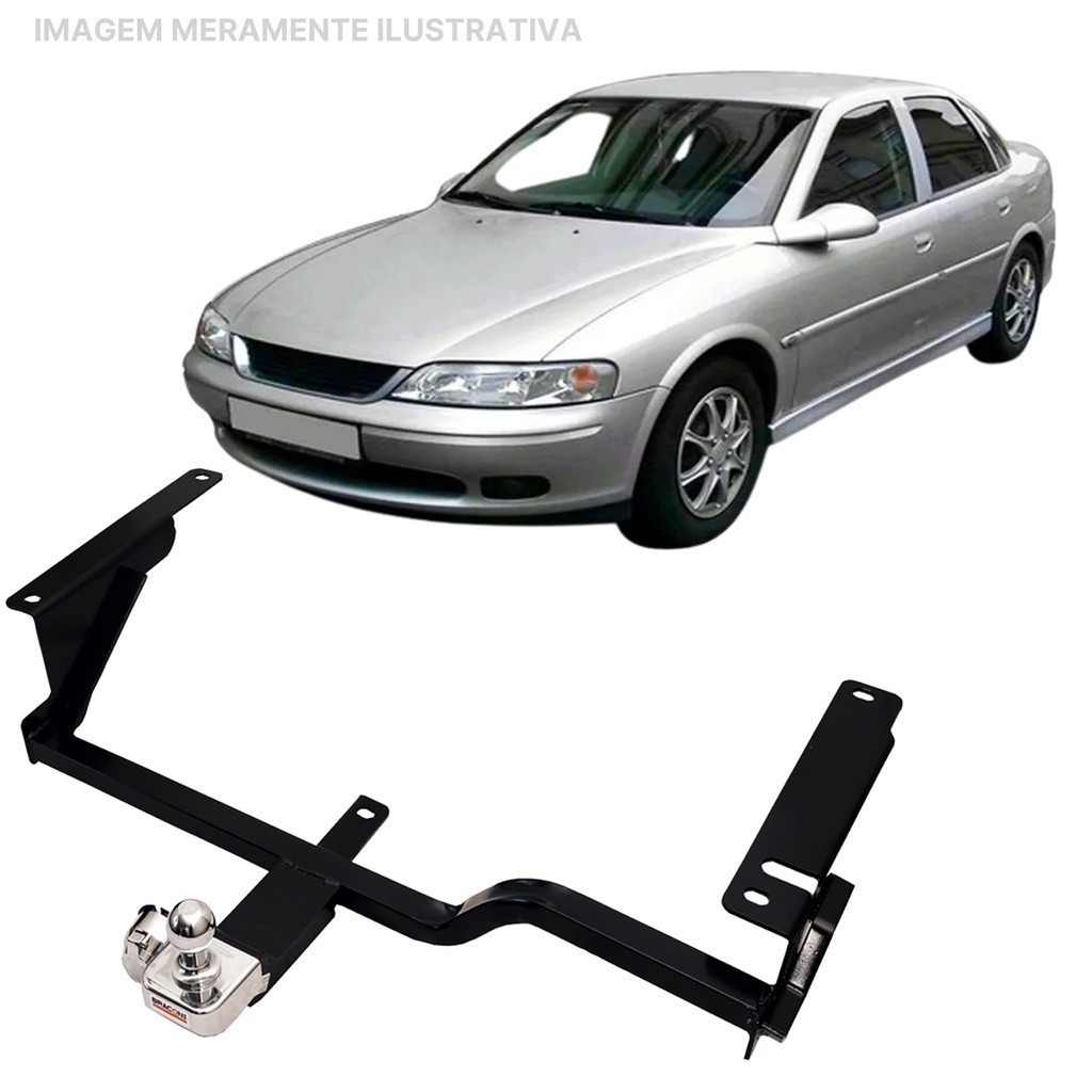 Engate Reboque Rabicho Fixo Vectra 1996 a 1999 450Kg Forte e Resistente tOP