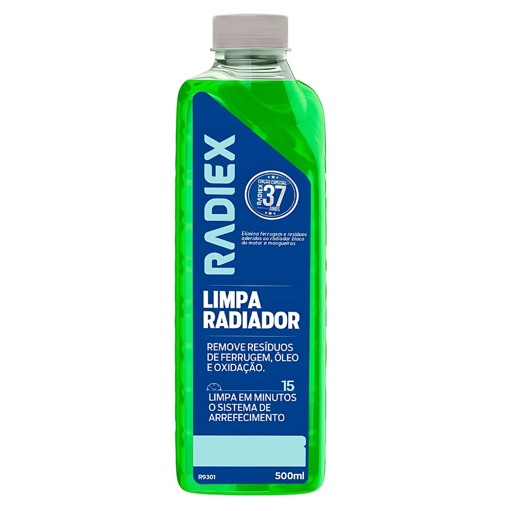 Limpa Radiador 500ml Elimina Oxidação Radiex Verde em Oferta na Shopee