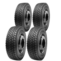 Kit 4 Pneus 215/75R17.5 Borrachudo 16 Lonas Xforza Xbri
