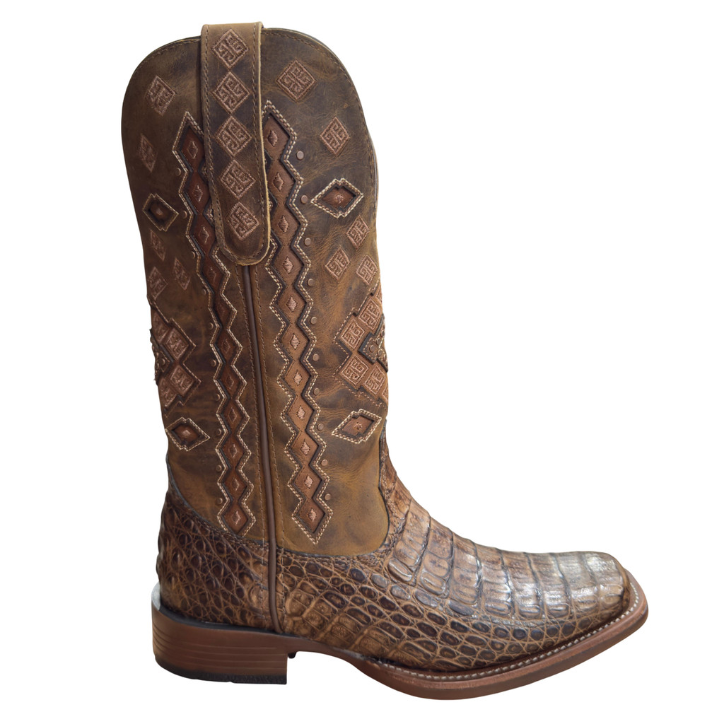 BOTA TEXANA FEMININA GOYAZES DALLAS JACARE TABACO FURTA COR
