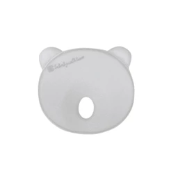 Travesseiro Ergonômico para Bebê Memory Foam Bear Cinza