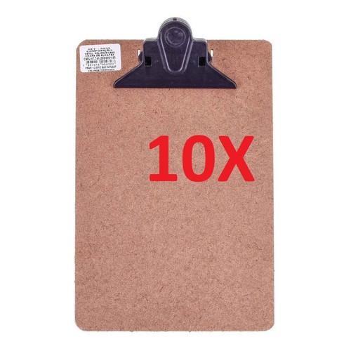Prancheta Em Mdf, Kit Combo 10 Unidades Tamanho A4 em Oferta na Shopee