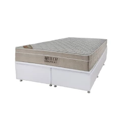 Cama baú e colchão Airtech Spring – Queen Size(158x198)